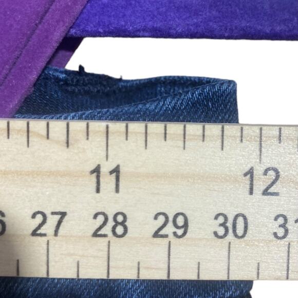 Good American classic slim straight high rise raw hem jeans size 2 / 26 - Picture 7 of 10